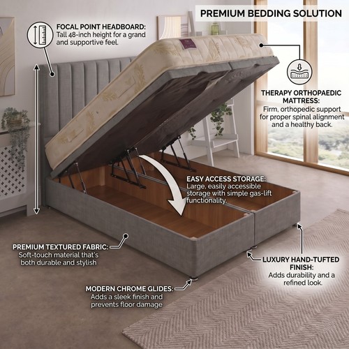 Ottoman divan bed - bed, gas