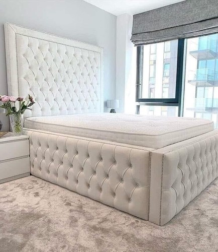 High base chesterfield bed - high,