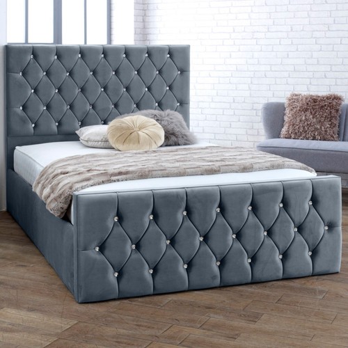 New ottoman steel - new, plush
