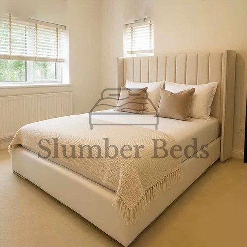 Winged ottoman bed - winged,