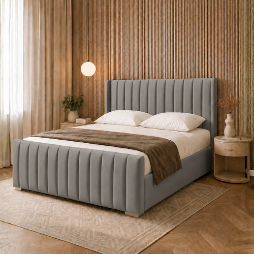 Ottoman storage bed winged - storage,