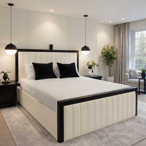 Luxury panelled velvet - luxury, ottoman