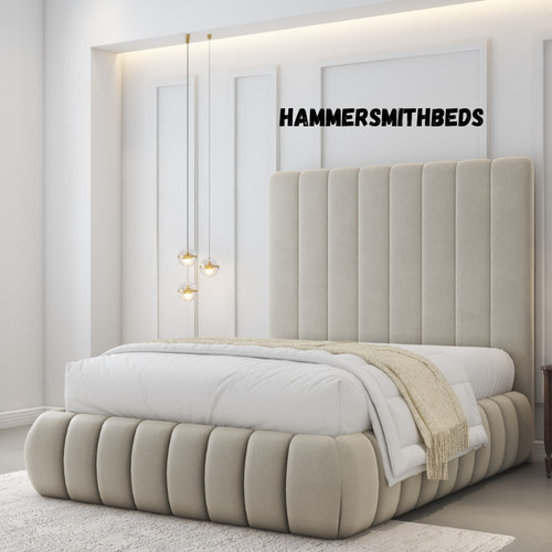 Bubble panel bed frame plush - bed,