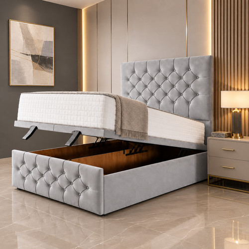 Ottoman storage bed - storage,