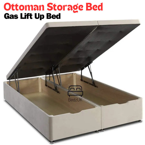 Ottoman storage bed linen soft - linen,