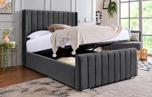 Modern ottoman bed frame - modern,
