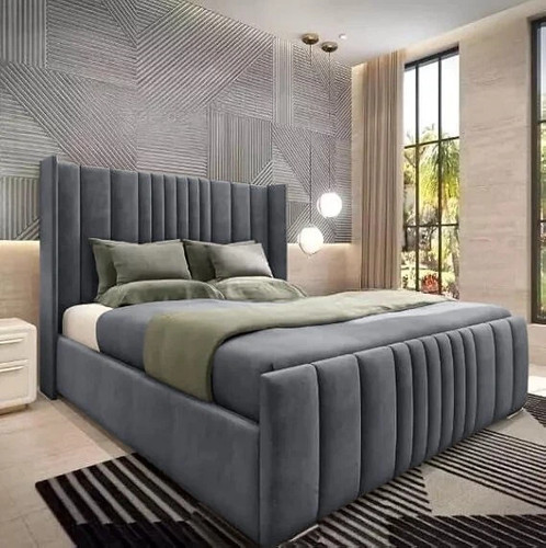 Ottoman bed winged plush - ottoman,