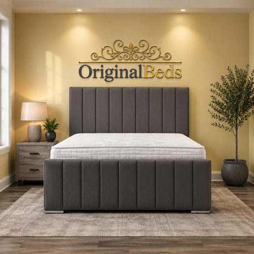 New panel bed frame - bed, frame,