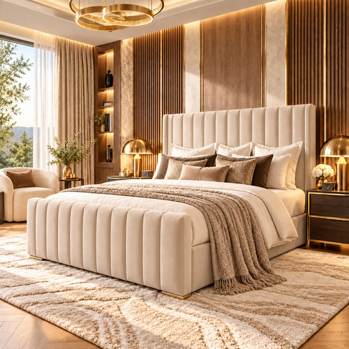 Ottoman storage bed - storage, plush