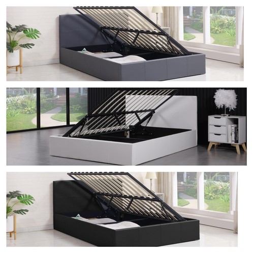 Ottoman storage bed - ottoman, side